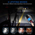 Hot Sell USB Rechargeable Mountain Road Bike Tail Light and Front Light Set Cycle Headlight With Bicycle Speedometer Odometer